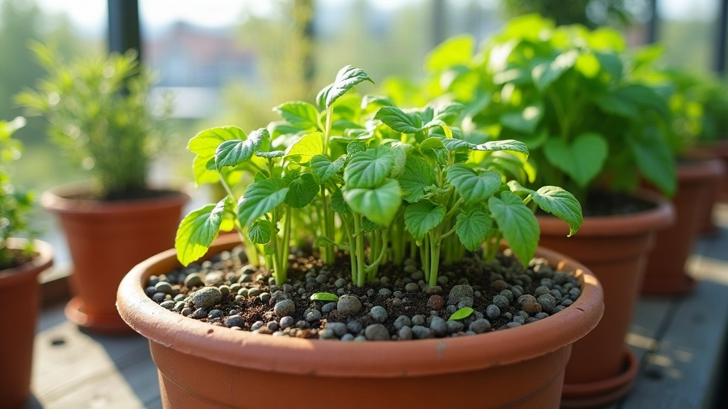 Clay Pebbles vs Rockwool for Balcony Hydroponic Herb Towers
