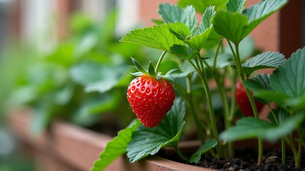 How to Grow Dwarf Everbearing Strawberries in Vertical Wall Planters
