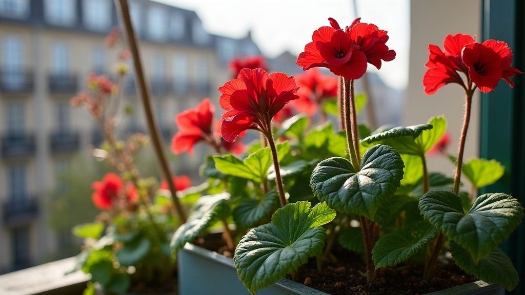 How to Overwinter Geraniums in a Balcony Storage Box