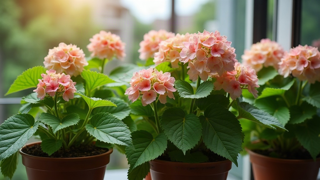 Preventing Leaf Scorch on Potted Hydrangeas During Heatwaves