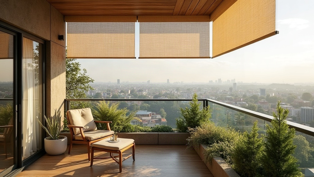 Shade Cloth vs Bamboo Roller Blinds for West-Facing Balconies